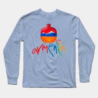 Armenian pomegranate Long Sleeve T-Shirt